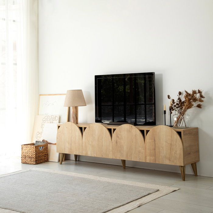 Hanah Home Mesta - Sapphire Oak v2 Soporte para TV Roble Hanah Home Mesta - Sapphire Oak v2 Soporte para TV Roble